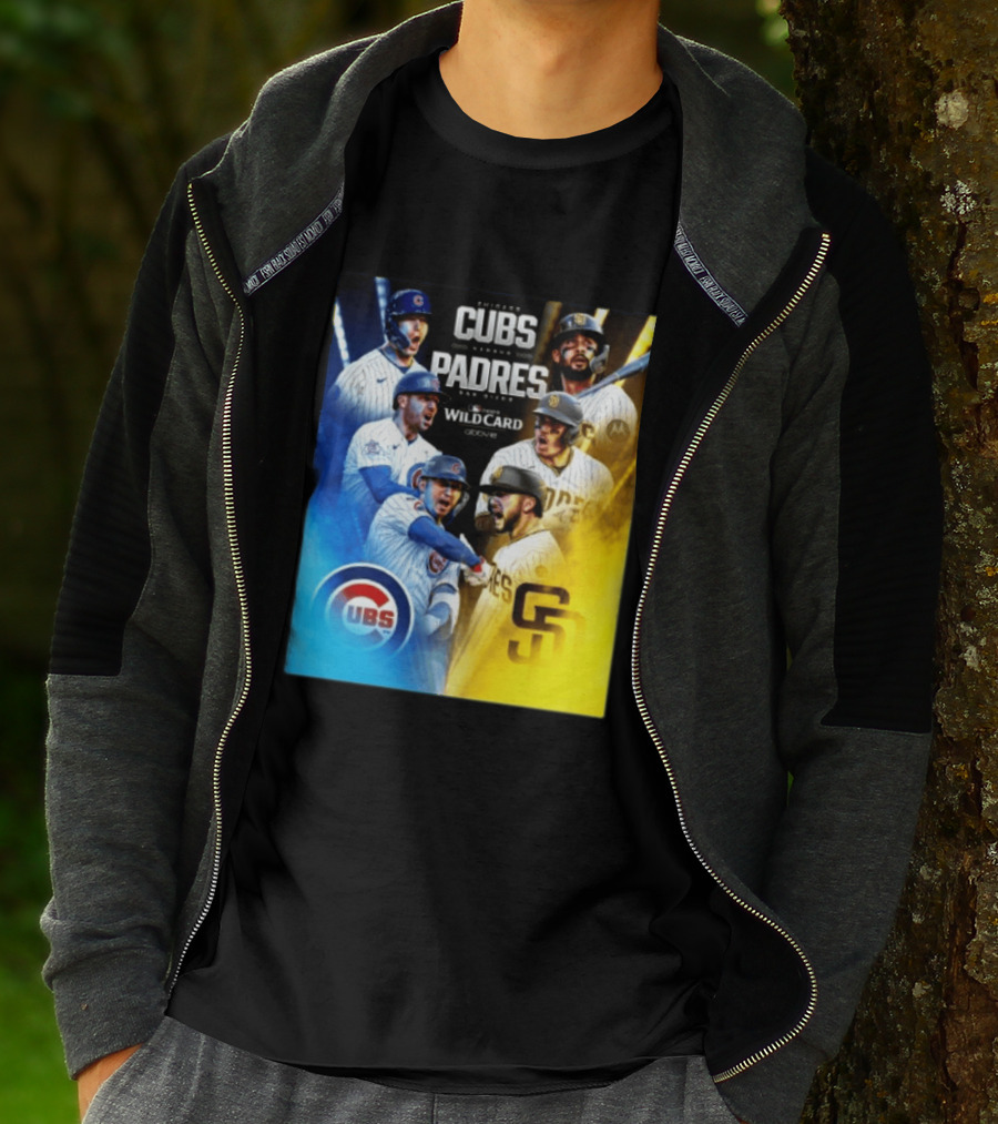 Chicago Cubs Vs San Diego Padres 2026 MLB NL Wild Card Showdown Baseball Fan Gear T-Shirt