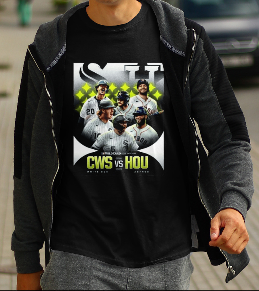 CWS Vs HOU 2026 MLB AL Wild Card White Sox Astros Rivalry T-Shirt