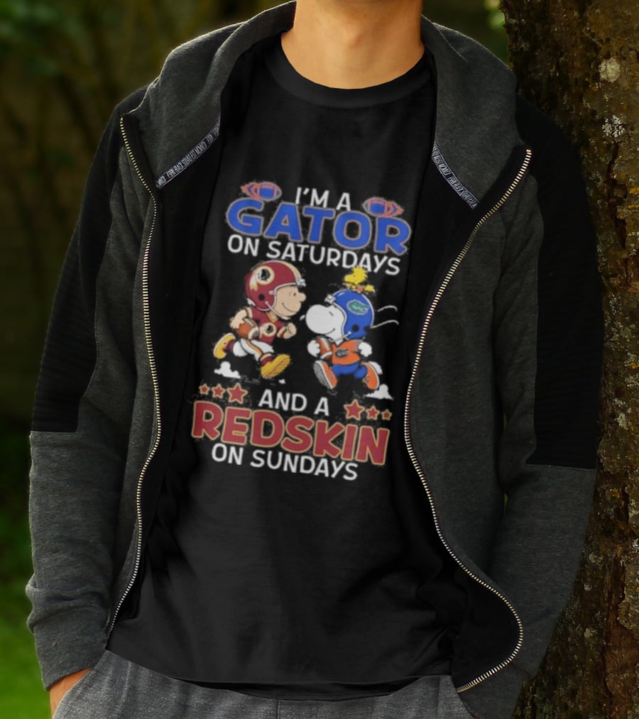 I'm A Gator On Saturdays And A Redskin On Sundays T-Shirt