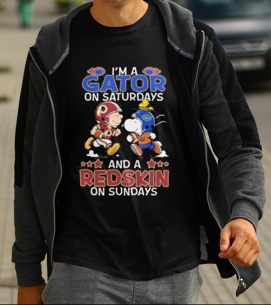 I'm A Gator On Saturdays And A Redskin On Sundays T-Shirt