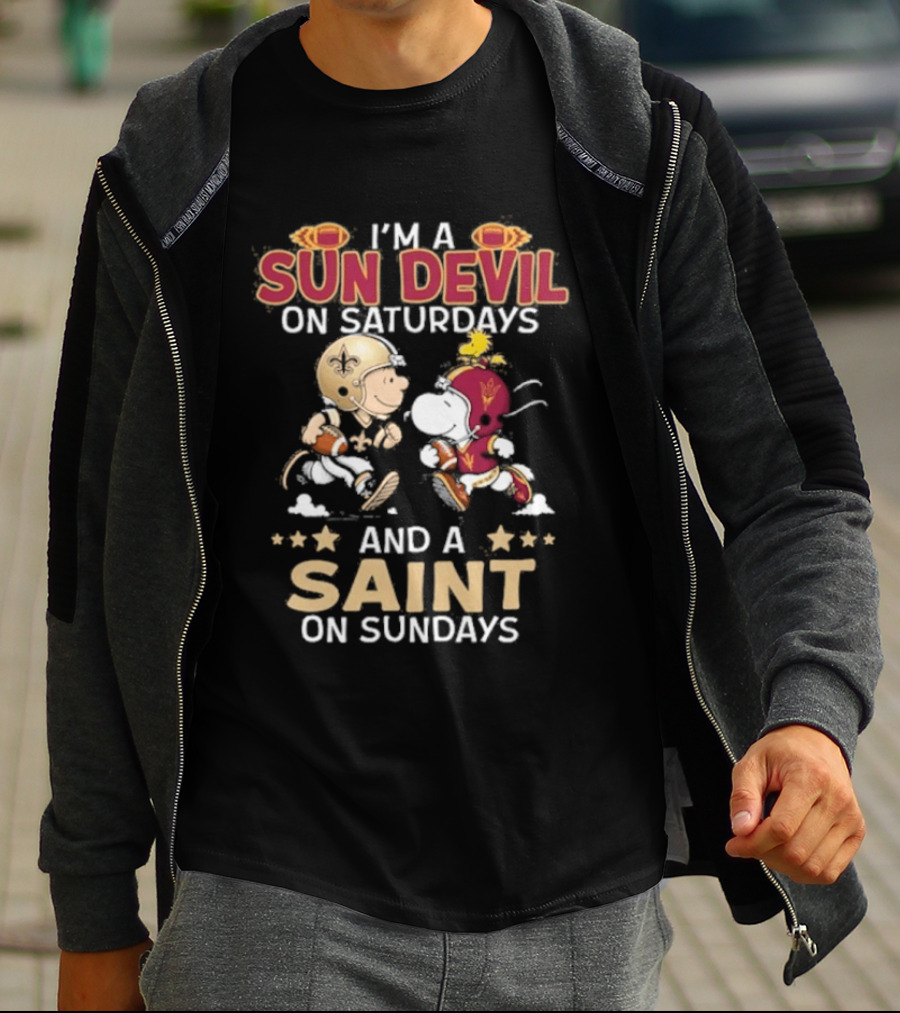 Sun Devil Saturdays Saint Sundays Fan Gear T-Shirt