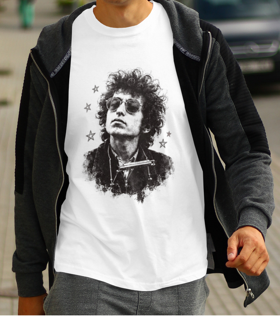 Bob Dylan Cream Disco Ball For Folk Fans Forever Following The Song T-Shirt