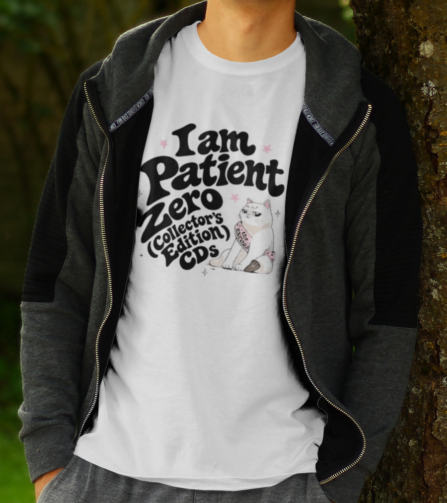 I Am Patient Zero Collectors Edition CDs Cat With Pink Bandana T-Shirt