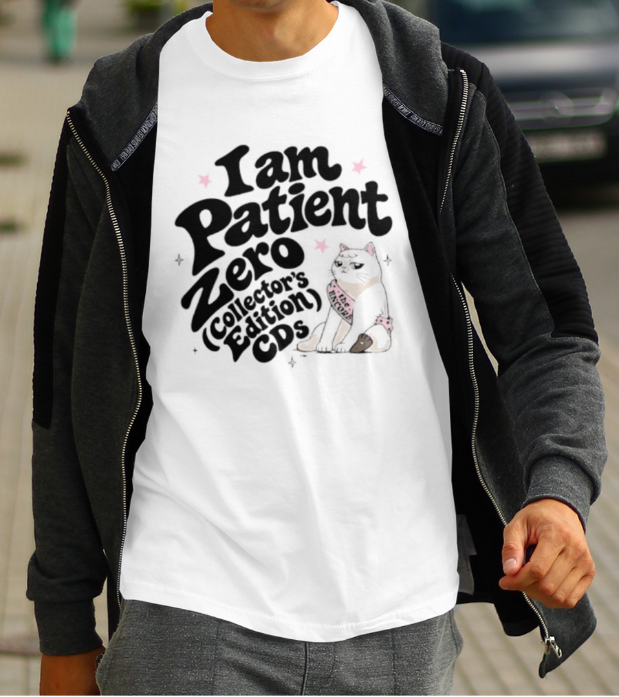 I Am Patient Zero Collectors Edition CDs Cat With Pink Bandana T-Shirt