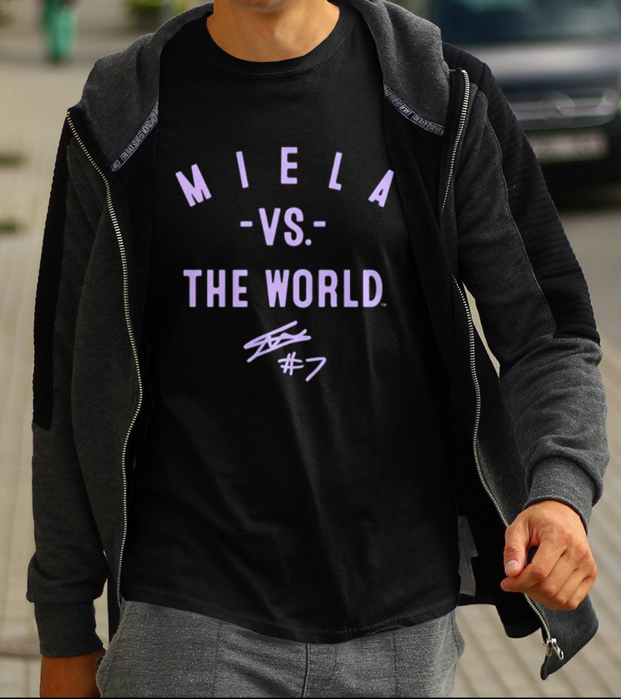 Miela Versus The World Signature Number 7 T-Shirt