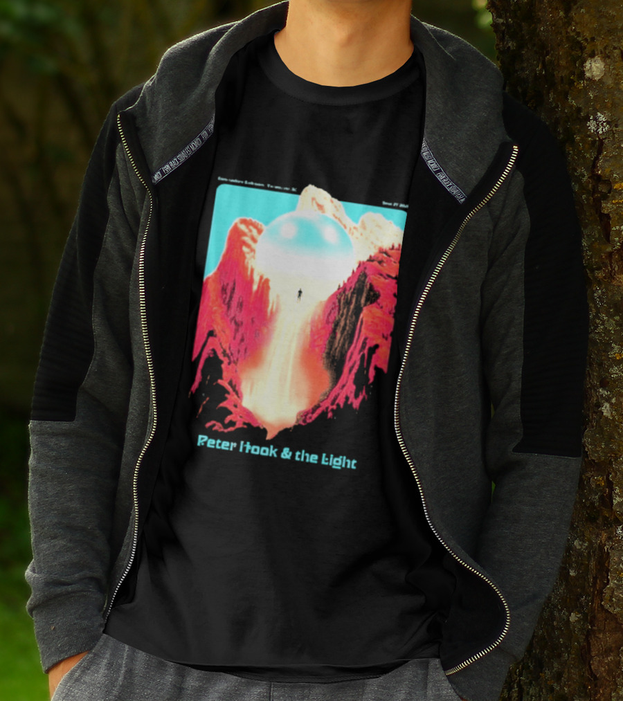 Peter Hook And The Light Vancouver BC Commodore Ballroom September 27 2026 Retro Futuristic Album Cover T-Shirt