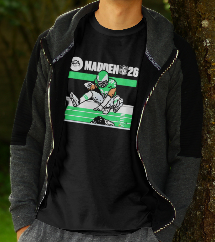 Saquon Barkley Philadelphia Eagles Madden 26 Football Gaming Fan T-Shirt