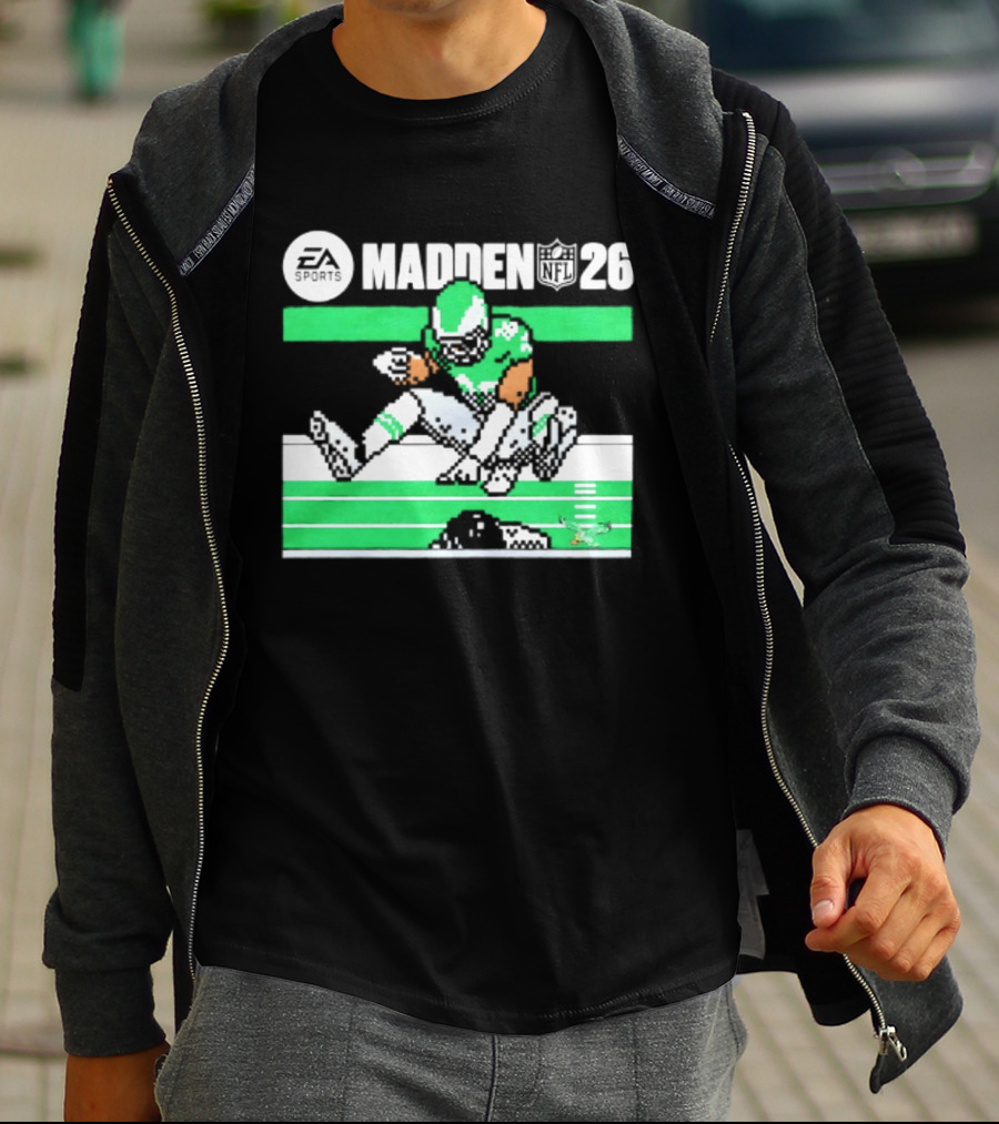 Saquon Barkley Philadelphia Eagles Madden 26 Football Gaming Fan T-Shirt