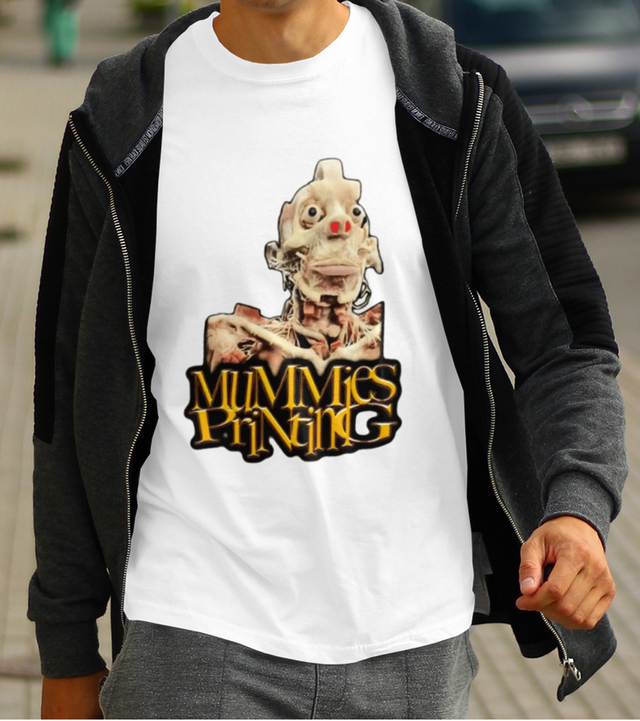 Mummies Printing Mummy Anatomy Skeleton Medical T-Shirt