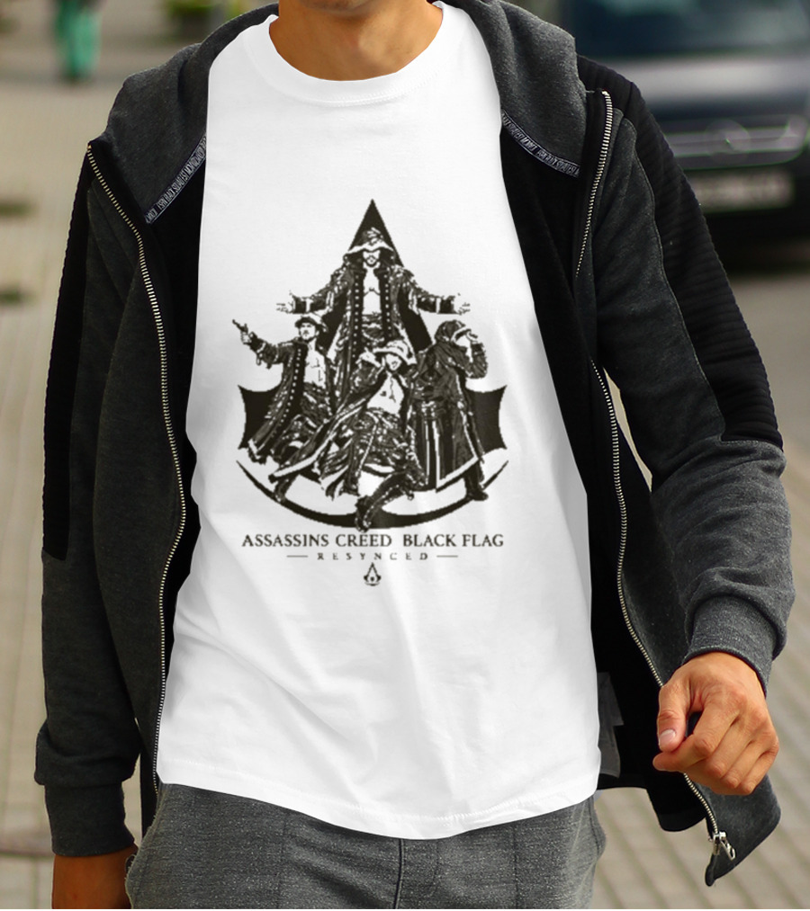 Will Ospreay Assassins Creed Black Flag Resynced AEW T-Shirt