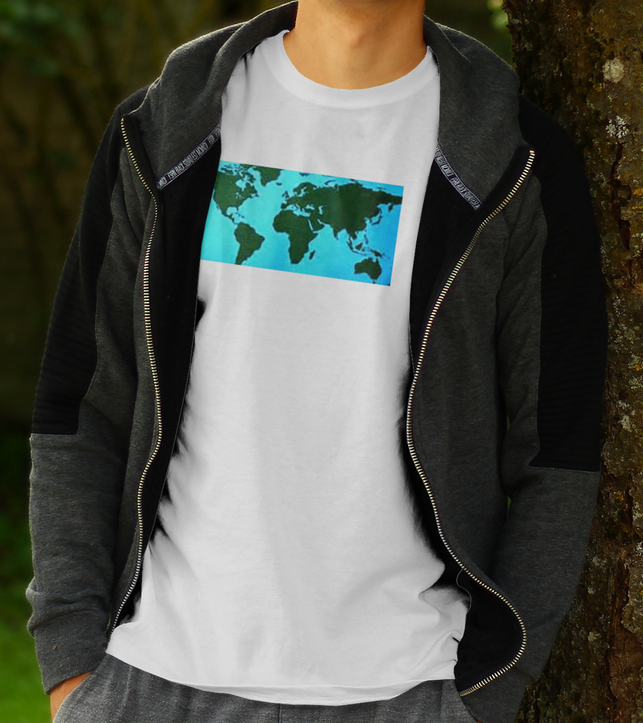 World Map Planet Earth Travel Adventure Journey T-Shirt