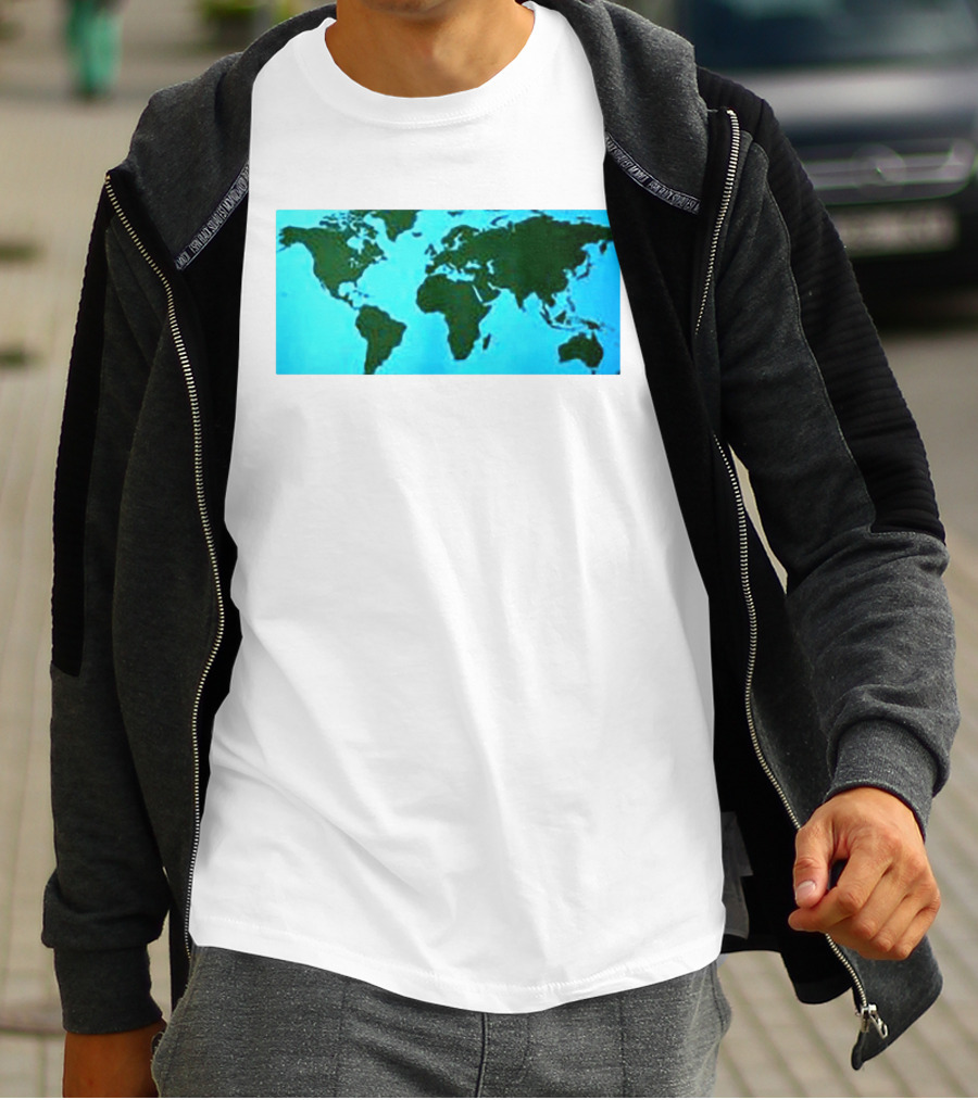World Map Planet Earth Travel Adventure Journey T-Shirt