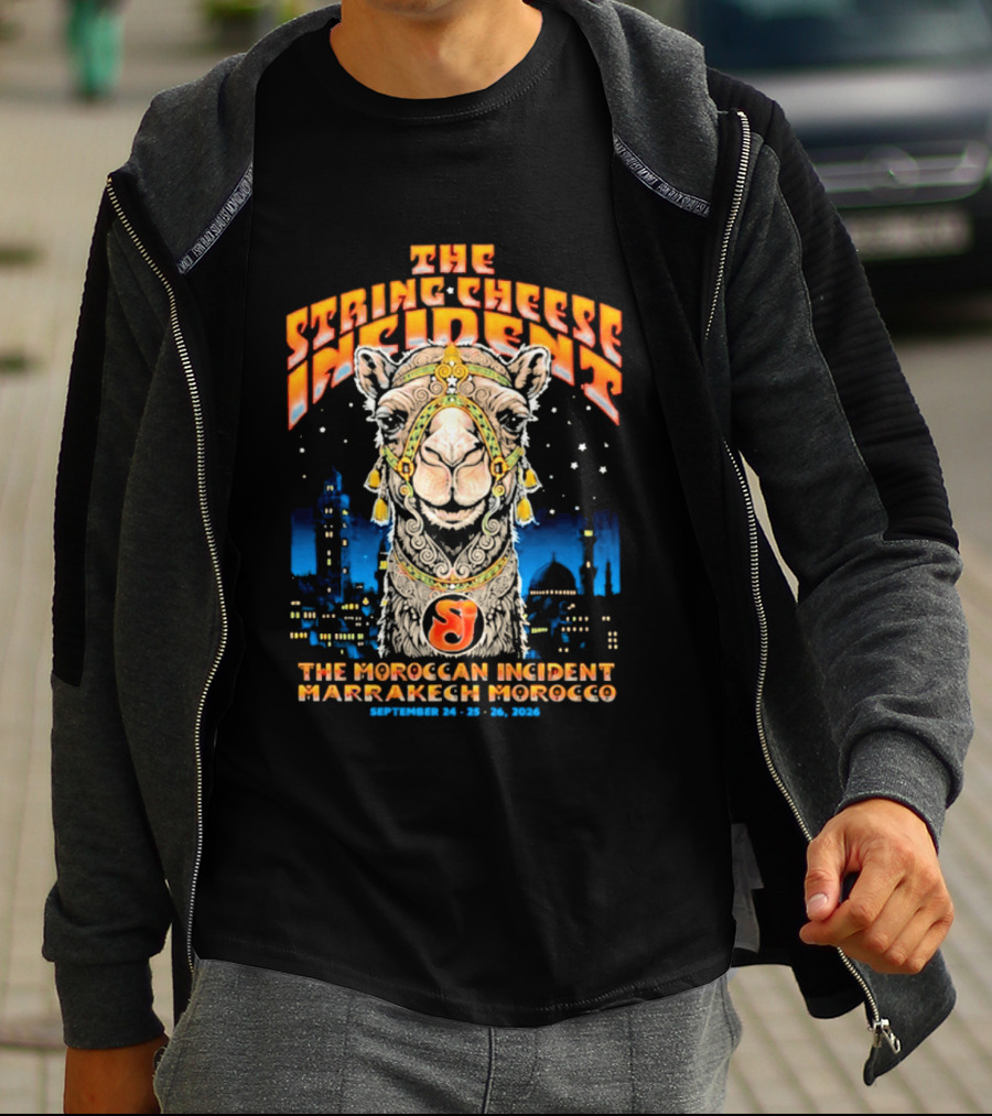 The String Cheese Incident Moroccan Incident Marrakech Morocco September 24 25 26 2026 T-Shirt