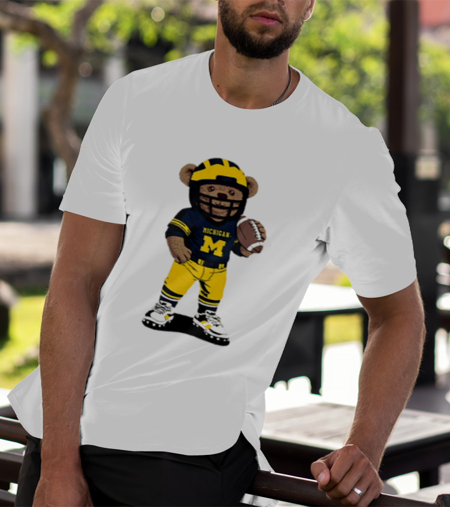 Michigan Wolverines Teddy Bear NCAA Football 2026 T-Shirt