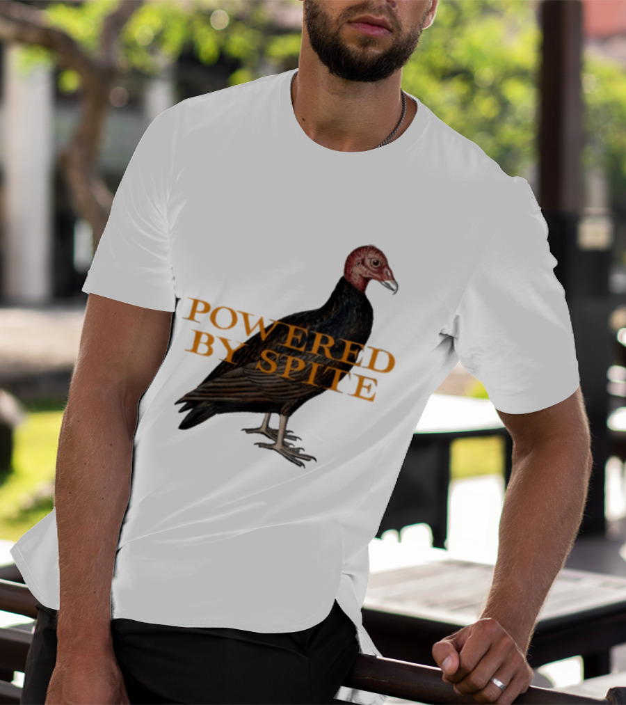 Powered By Spite Turkey Vulture T-Shirt