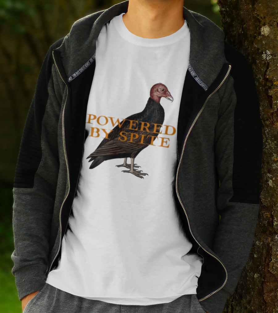 Powered By Spite Turkey Vulture T-Shirt