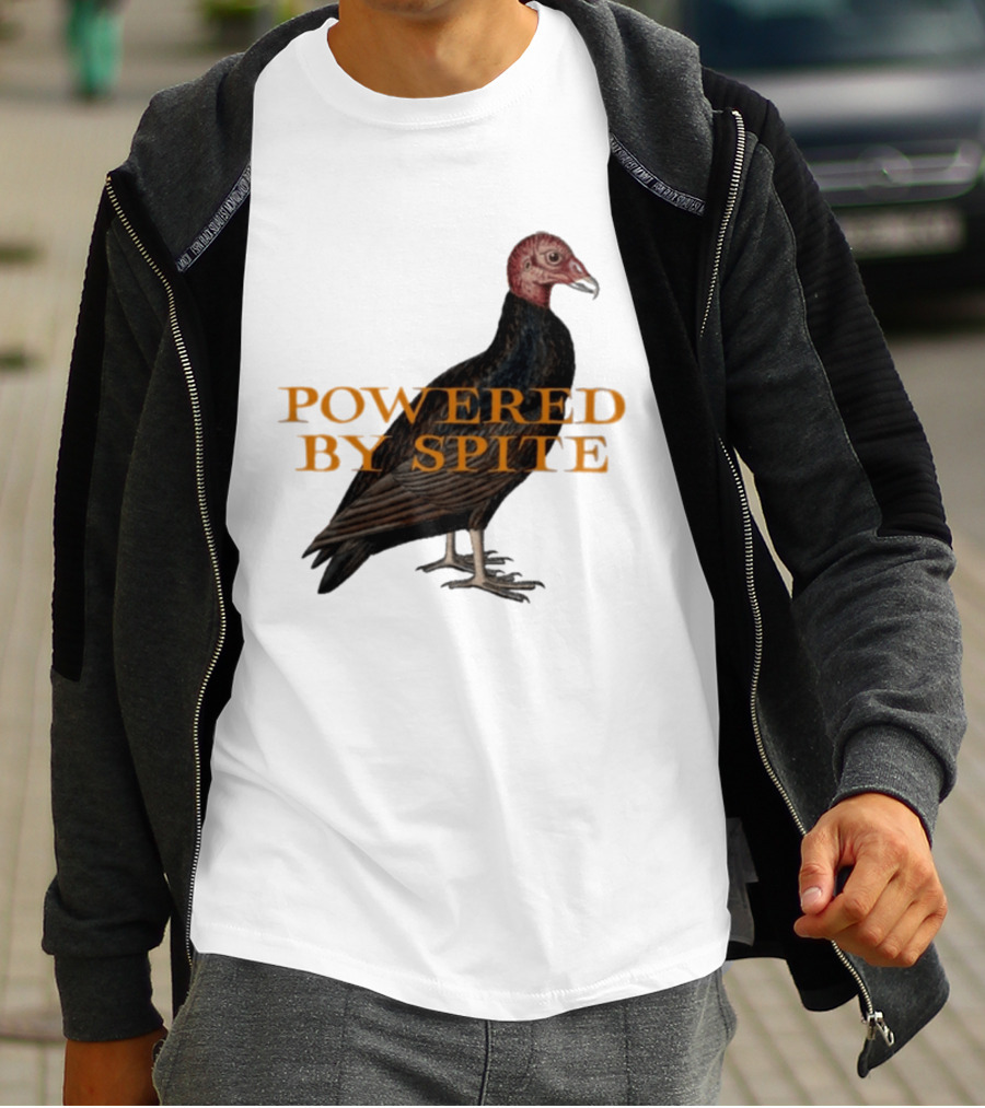 Powered By Spite Turkey Vulture T-Shirt