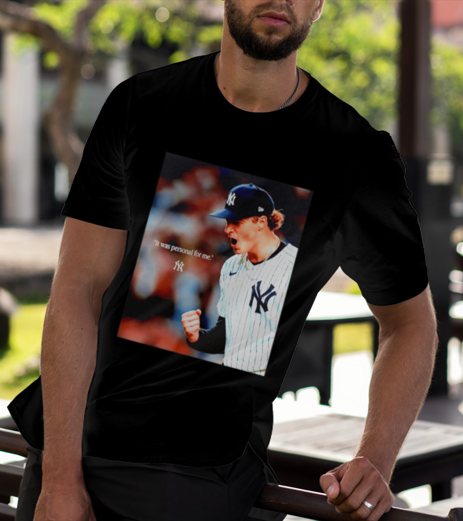 Ben Rice New York Yankees It Was Personal For Me Yankees Baseball T-Shirt