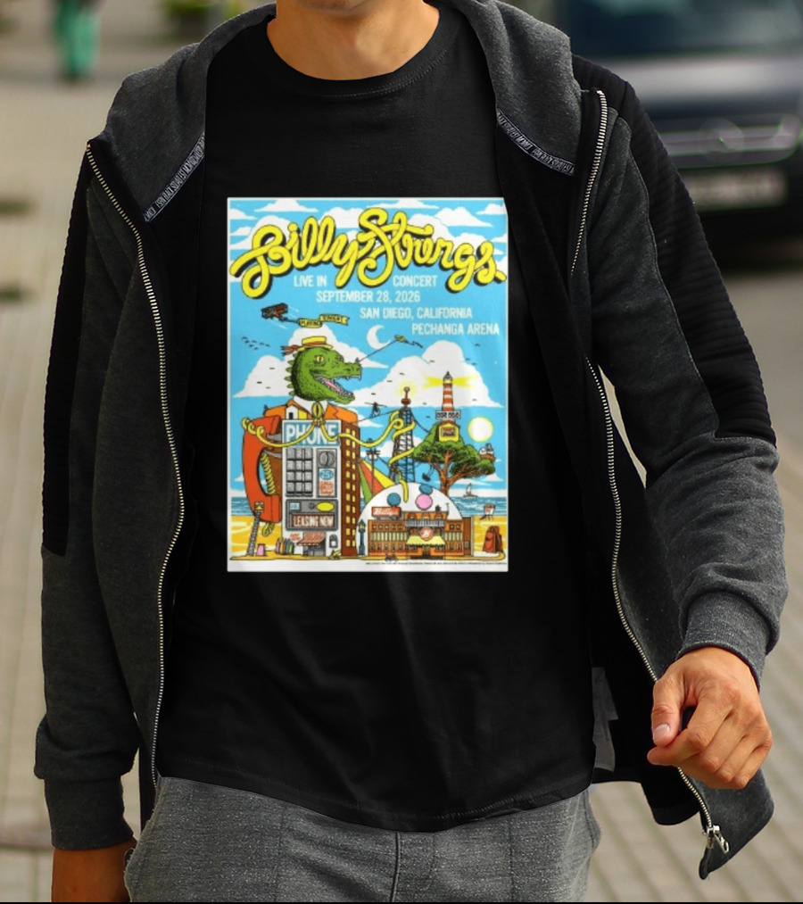 Billy Strings Live In Concert September 28 2026 San Diego Pechanga Arena T-Shirt
