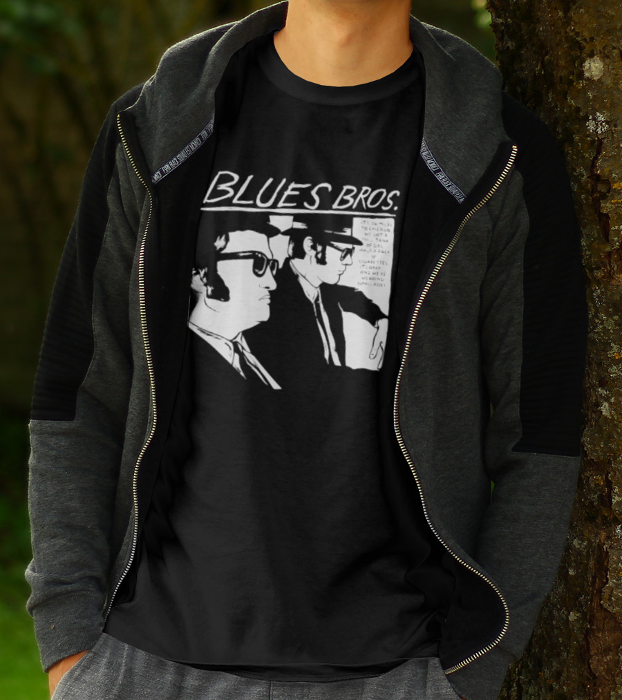Blues Brothers It's 106 Miles To Chicago Full Tank Of Gas Half A Pack Of Cigarettes T-Shirt