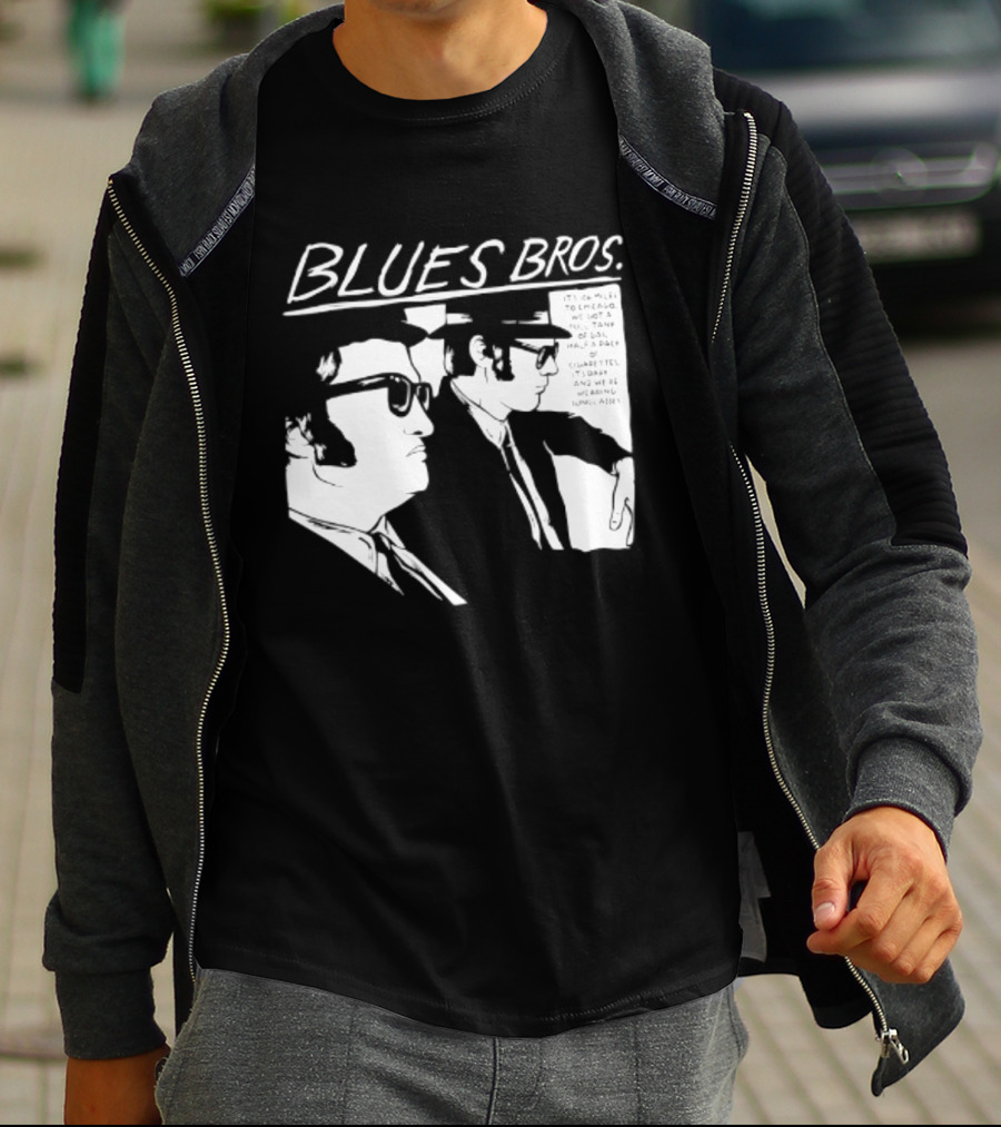 Blues Brothers It's 106 Miles To Chicago Full Tank Of Gas Half A Pack Of Cigarettes T-Shirt