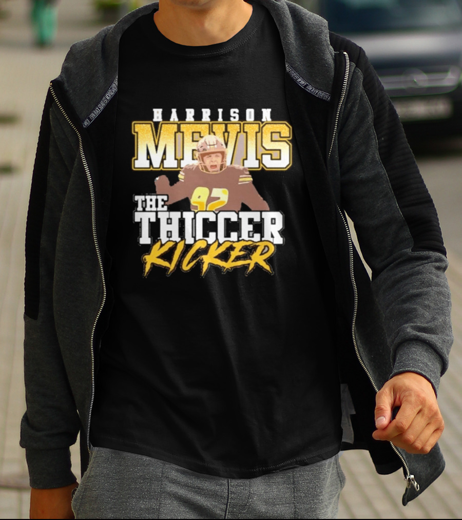 Harrison Mevis The Thicker Kicker 92 Football Celebration T-Shirt