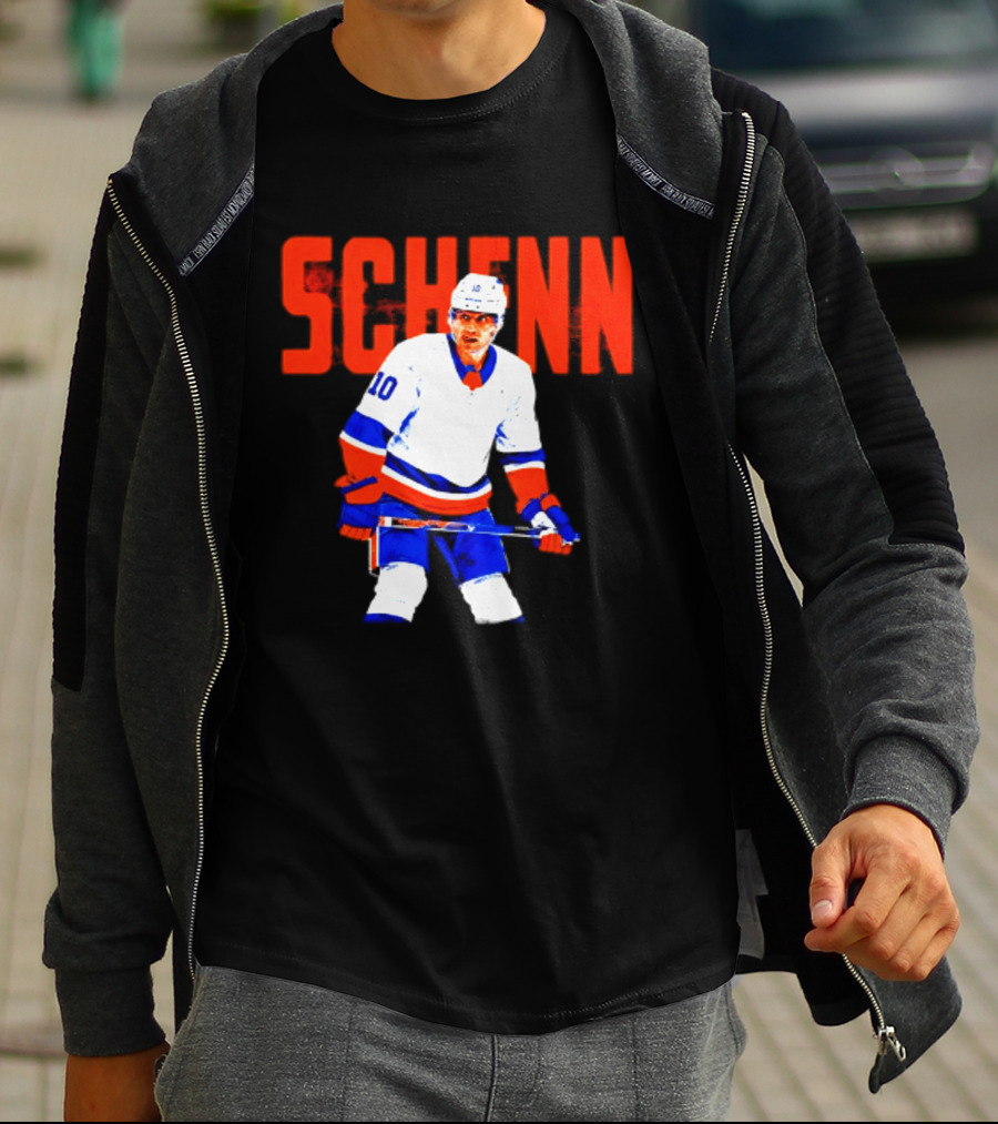 New York Islanders Brayden Schenn Grunge T-Shirt