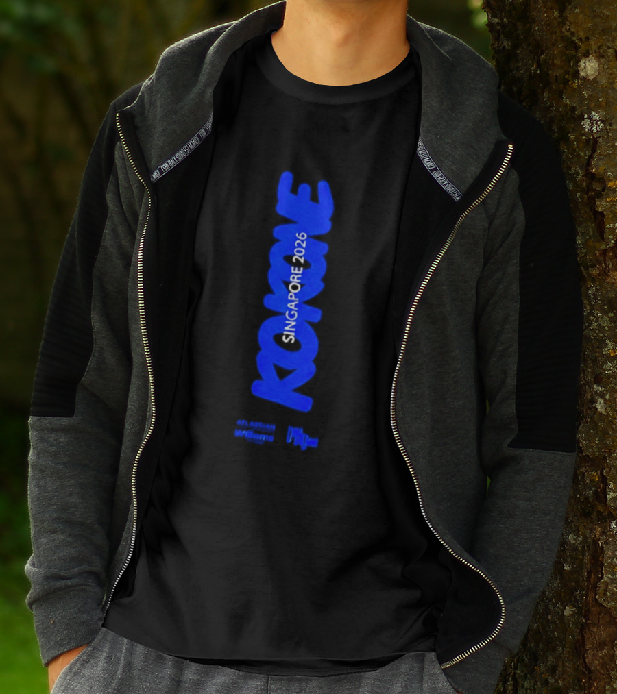 Kokone Singapore 2026 Atlassian Williams Blue Vertical T-Shirt