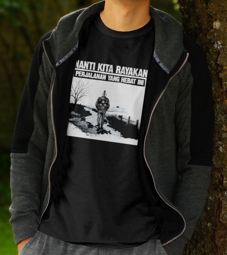 Nanti Kita Rayakan Perjalanan Yang Hebat Ini Motorcycle Adventure T-Shirt