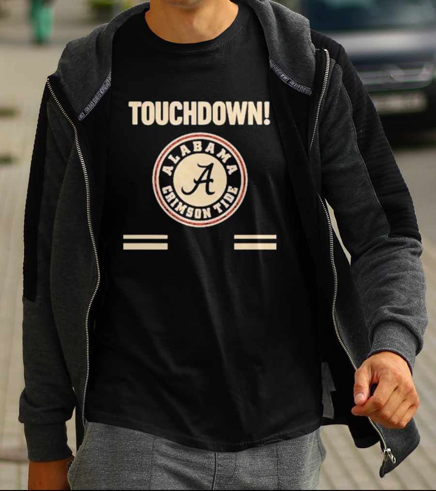 Alabama Crimson Tide Touchdown NCAA 2026 College Football T-Shirt