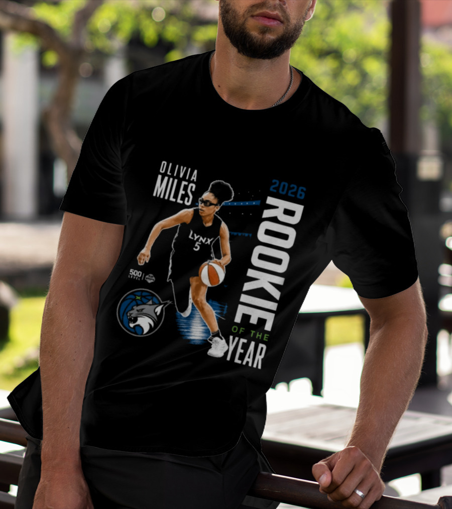 Olivia Miles Lynx 2026 Rookie Of The Year Basketball Legend T-Shirt