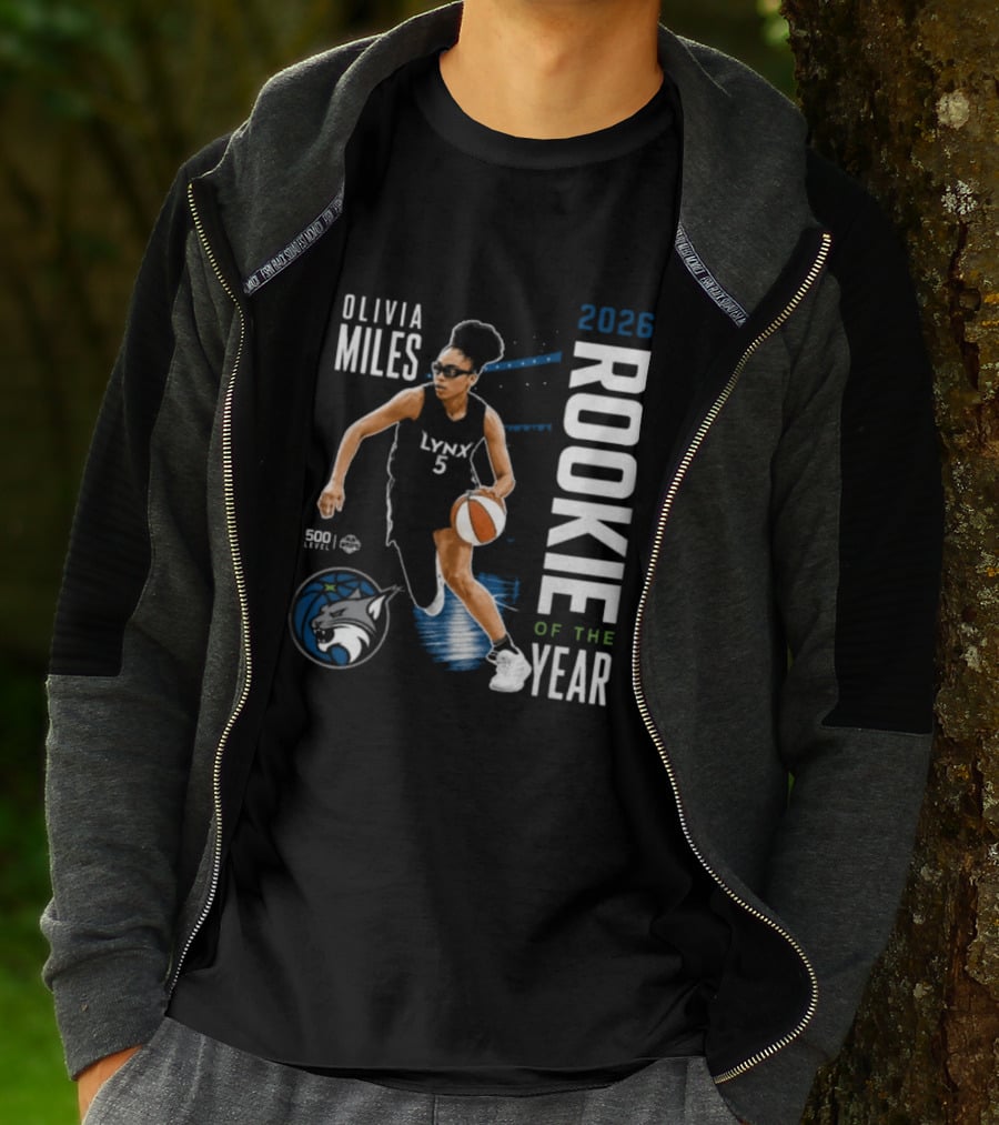 Olivia Miles Lynx 2026 Rookie Of The Year Basketball Legend T-Shirt