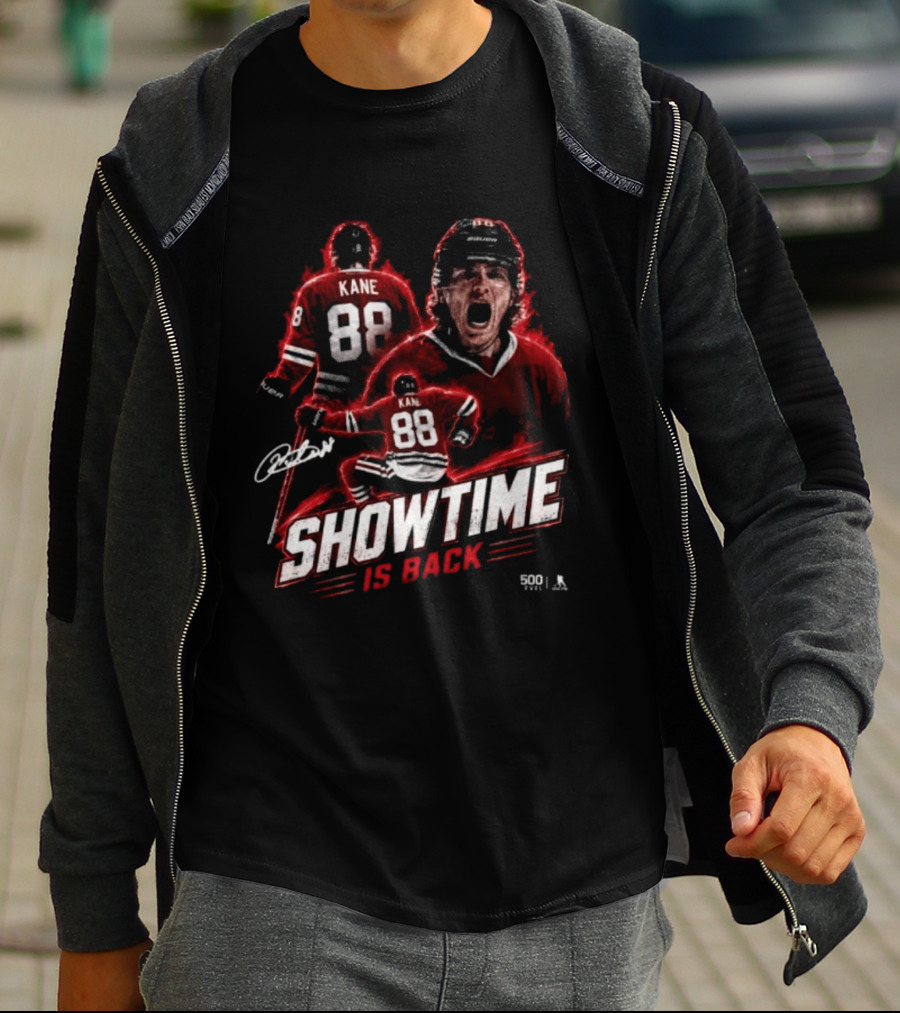 Patrick Kane 88 Showtime Is Back Chicago Trio T-Shirt