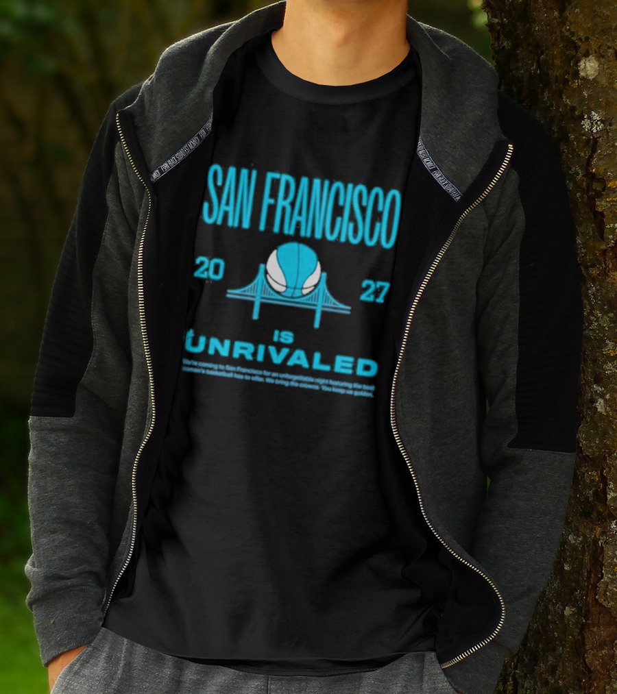 San Francisco 2023 Unrivaled Season 3 Bus Tour T-Shirt