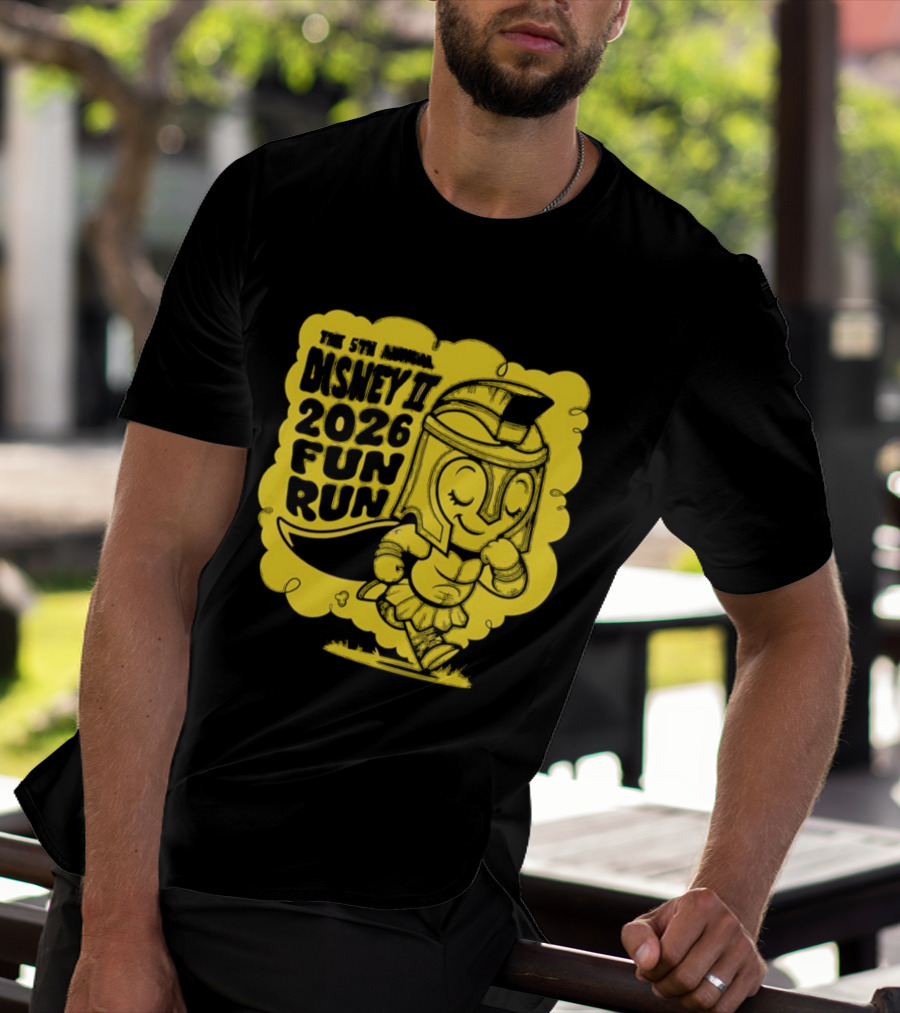 The 5th Annual Disney II 2026 Fun Run Harebrained Character Celebration T-Shirt