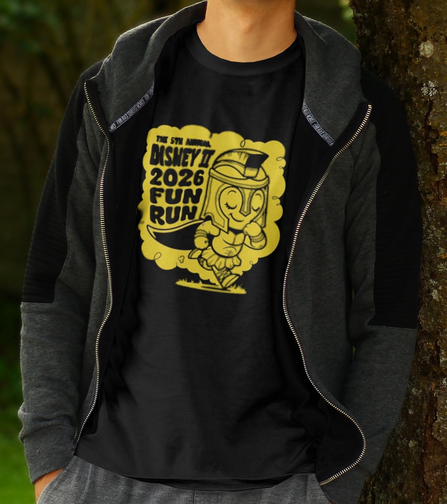 The 5th Annual Disney II 2026 Fun Run Harebrained Character Celebration T-Shirt