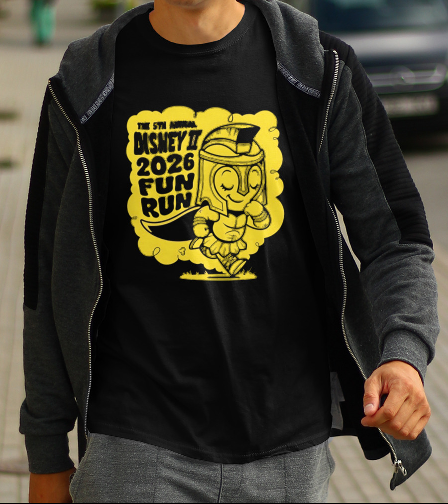The 5th Annual Disney II 2026 Fun Run Harebrained Character Celebration T-Shirt