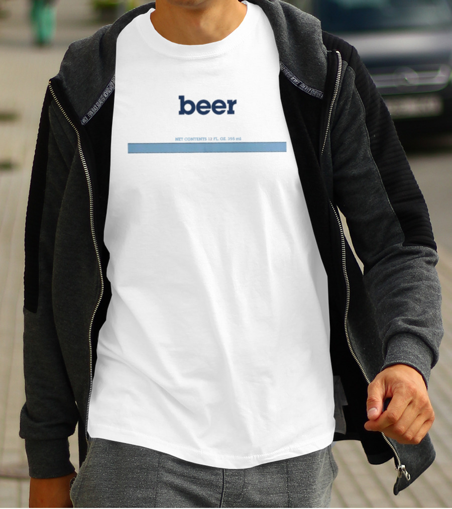 Beer Net Contents 12 Fl Oz 355 Ml T-Shirt