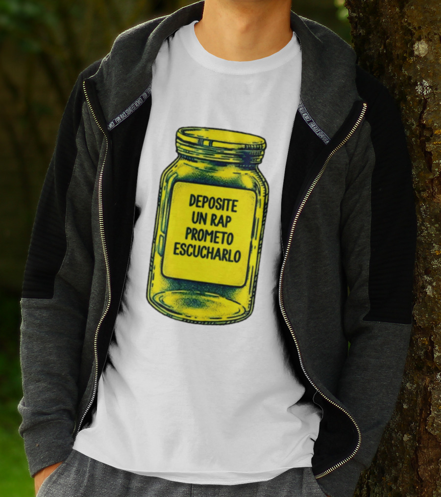 Deposite Un Rap Prometo Escucharlo Jar Music Lover T-Shirt