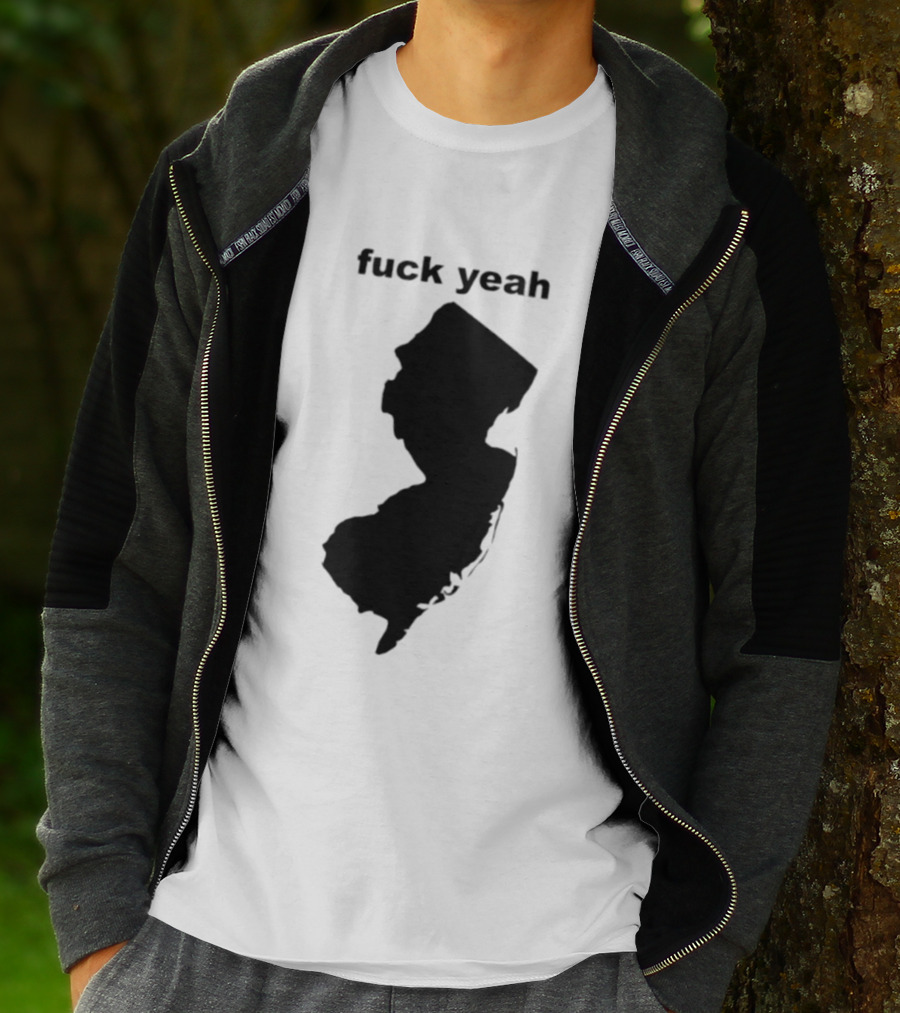 Fuck Yeah New Jersey Map T-Shirt
