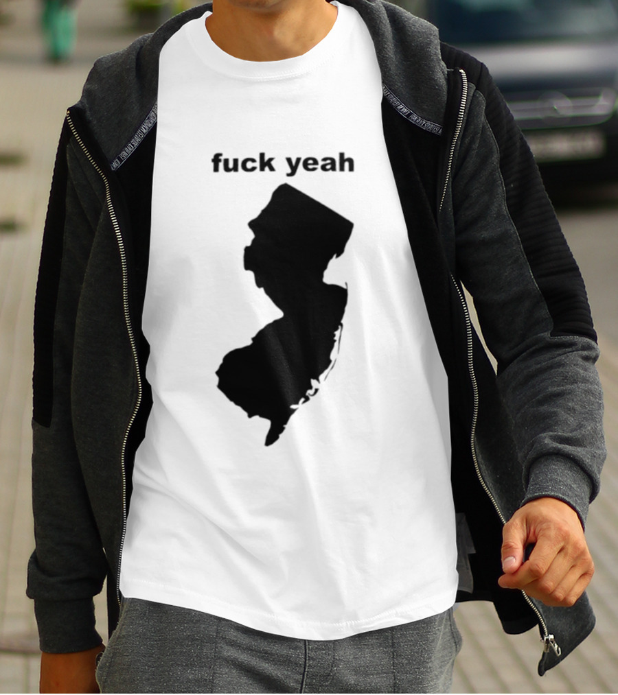 Fuck Yeah New Jersey Map T-Shirt