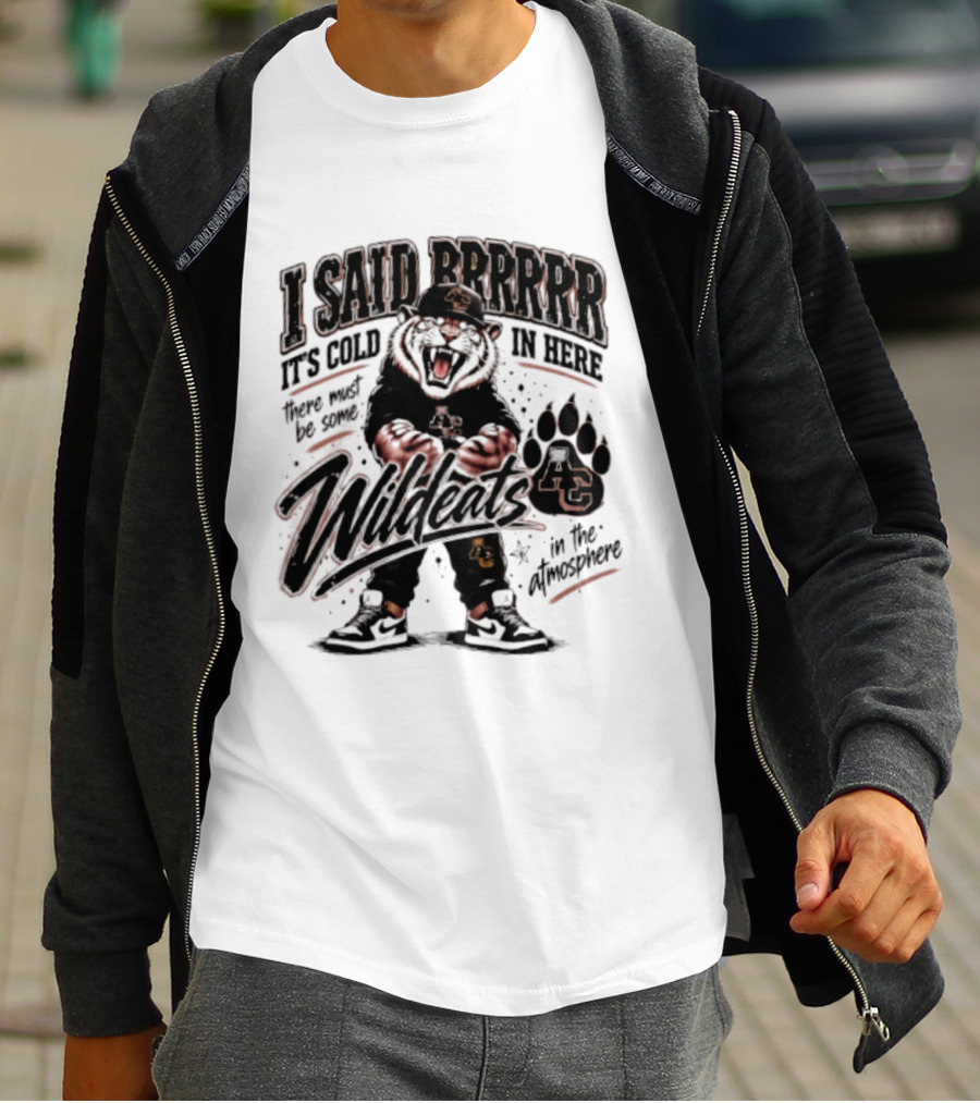 I Said Brrrrr It's Cold In Here Wildcats In The Atmosphere T-Shirt