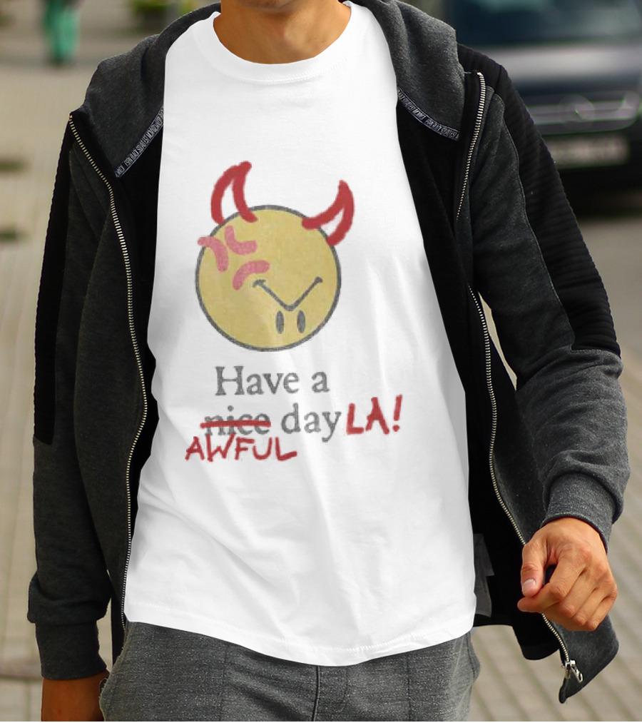 Isaiah Rashad Awful Day LA Anniversary Show 2026 Souvenir T-Shirt