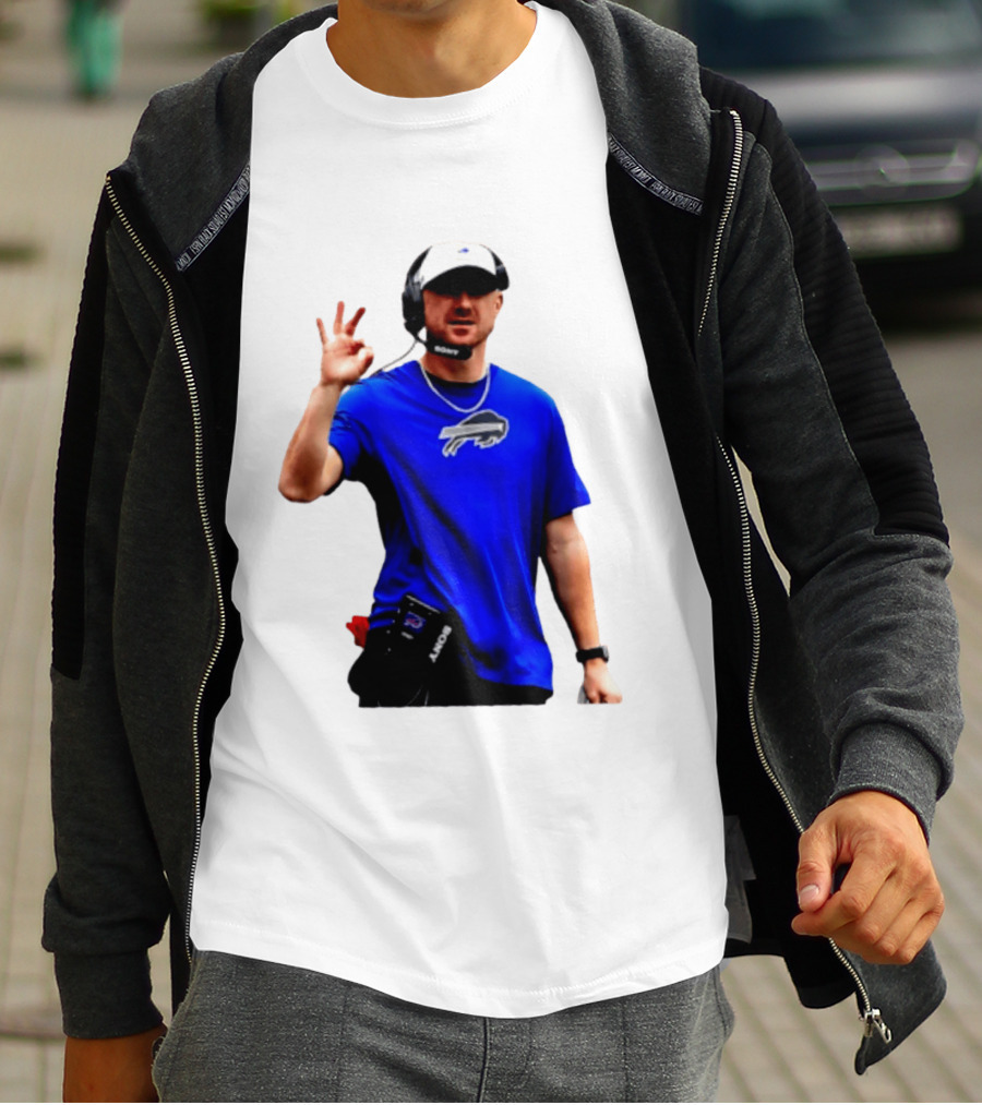Joe Brady Buffalo Bills Coaching Moments Buffalo T-Shirt