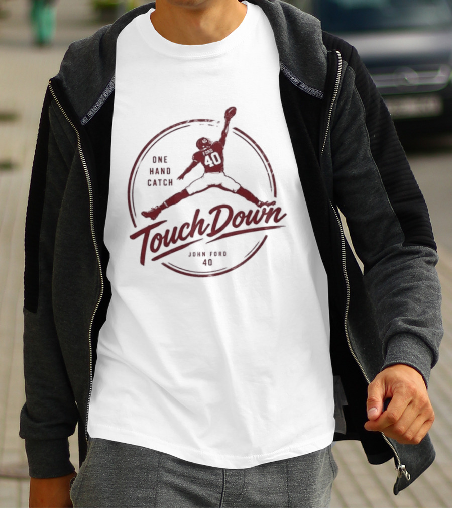 John Ford One Hand Catch Touchdown NCAA 2026 T-Shirt