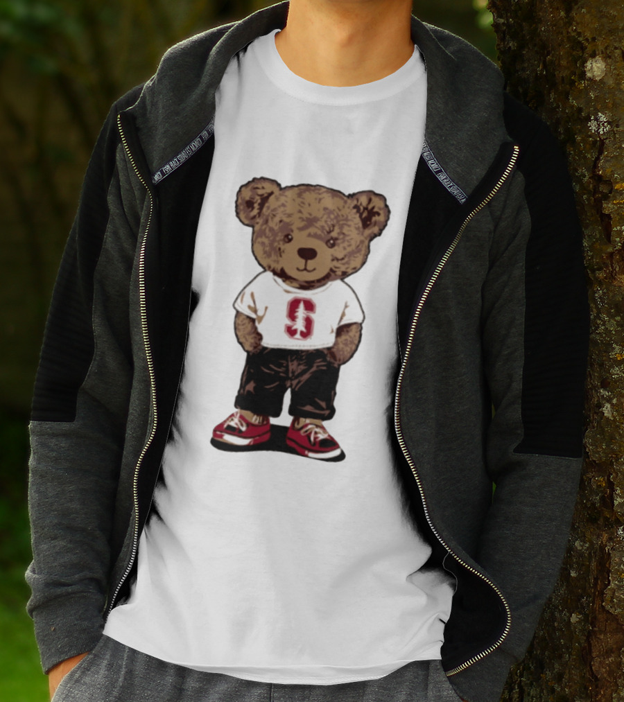 Stanford Cardinal 2026 Teddy Bear NCAA Fan Gear T-Shirt