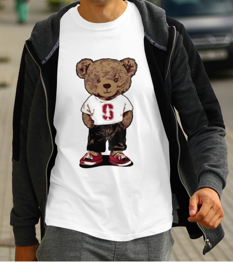Stanford Cardinal 2026 Teddy Bear NCAA Fan Gear T-Shirt