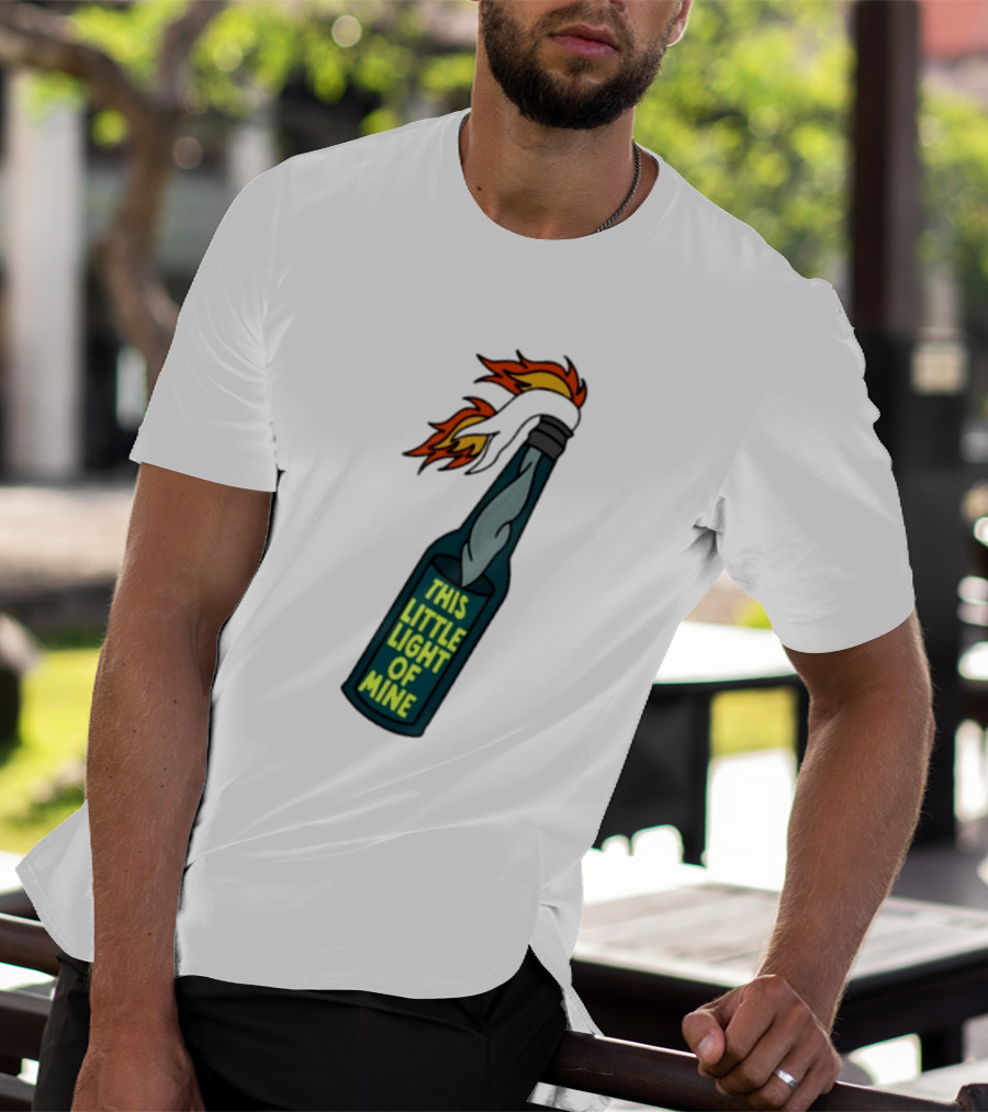 This Little Light Of Mine Molotov Cocktail Flame Bottle T-Shirt