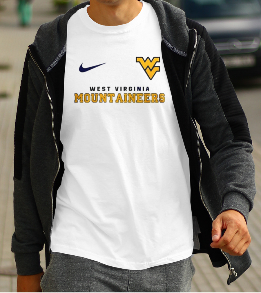 West Virginia Mountaineers Snoopy And Friend It's The Most Wonderful Time Of The Year Nike WV T-Shirt