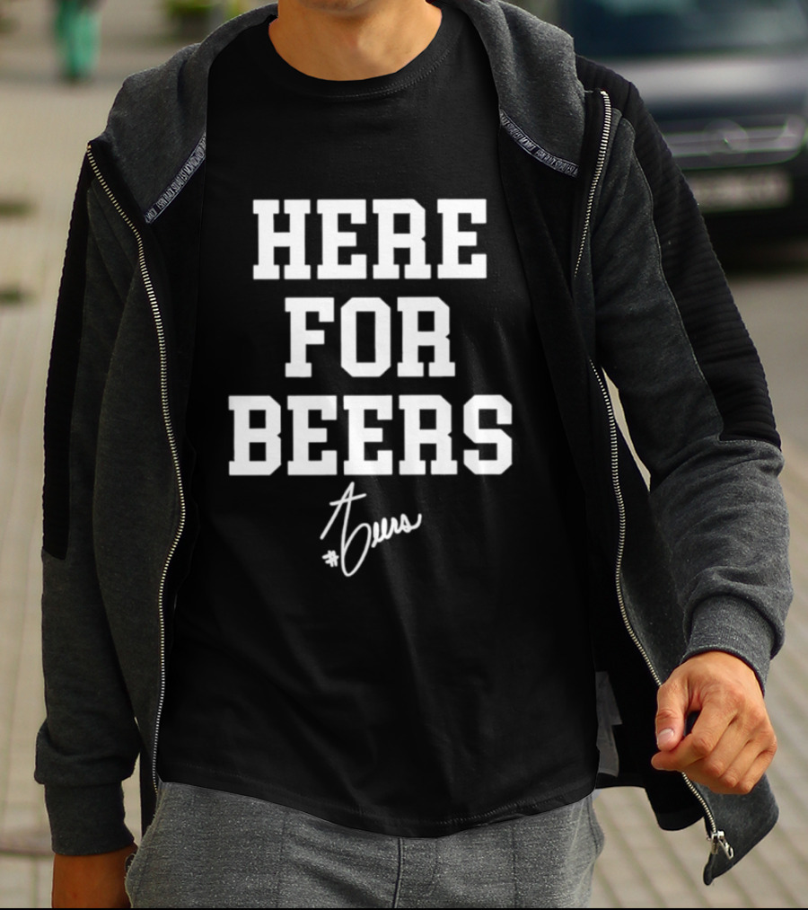 Allie Here For Beers Marquette Women's Volleyball T-Shirt